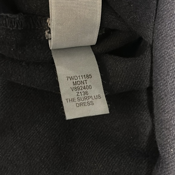 NWT! Lucky Brand Utility Surplus Shirt Dress in Midnight Dark Blue 100% Cotton - Picture 12 of 12